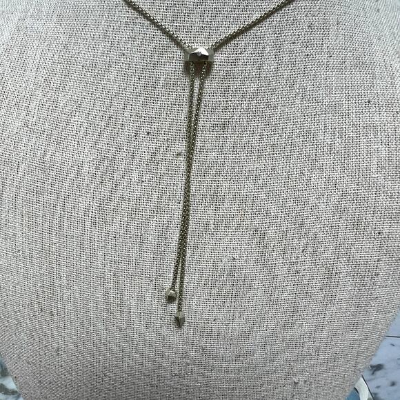 Kendra Scott Lynn Adjustable Chain Choker Necklace  in Gold - Picture 2 of 2